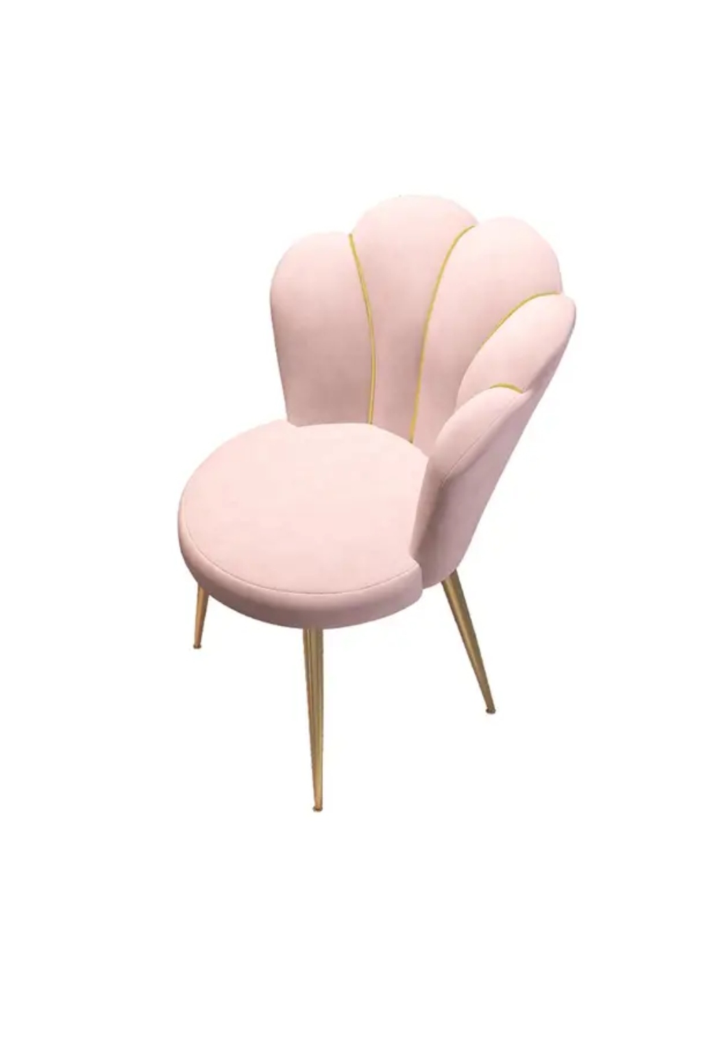 Chaise de Vanité Rose Luxueuse – Confort et Style